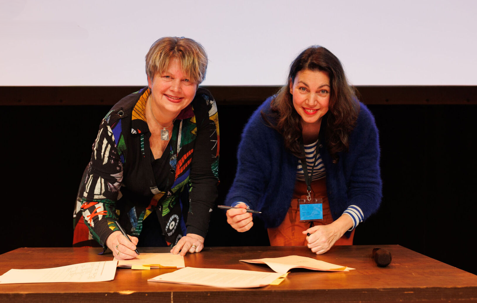 Ondertekening DEF Rutger Vos